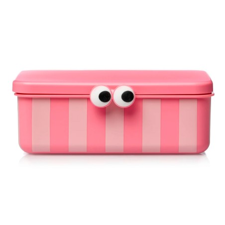 Caja de Almuerzo con 3 Bandejas Extraíbles Pink