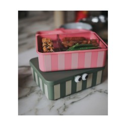 Caja de Almuerzo con 3 Bandejas Extraíbles Pink