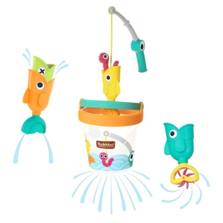 Cubo con juego de pesca - Yookido