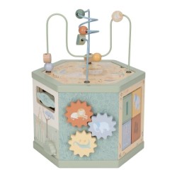 Cubo madera actividades hexagonal Safari Friends - Little Dutch