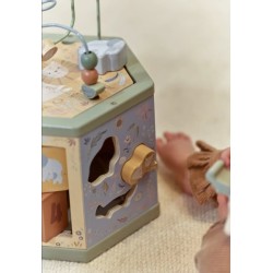 Cubo madera actividades hexagonal Safari Friends - Little Dutch