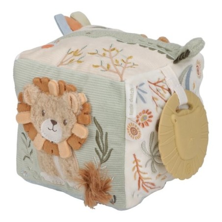 Cubo blandito de actividades Safari Friends - Little Dutch