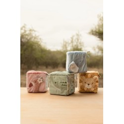 Cubos blanditos apilables Safari Friends - Little Dutch
