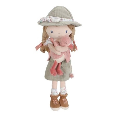 Rosa exploradora muñeca blandita Safari Friends - Little Dutch