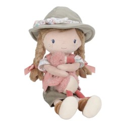 Rosa exploradora muñeca blandita Safari Friends - Little Dutch