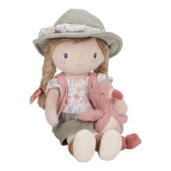 Rosa exploradora muñeca blandita Safari Friends - Little Dutch
