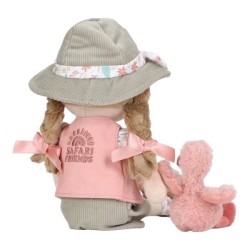 Rosa exploradora muñeca blandita Safari Friends - Little Dutch