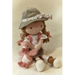 Rosa exploradora muñeca blandita Safari Friends - Little Dutch