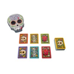 Esqueleto, calavera y diablito