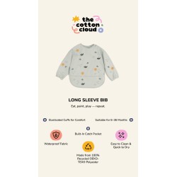 Babero con mangas Croc Rock - The Cotton cloud