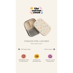Fiambrera acero Cherry Pop - The Cotton cloud