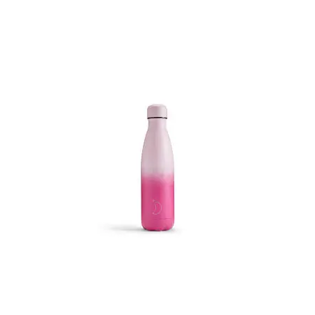 Botella Chilly´s gradiente - Rose blush 500 ml.