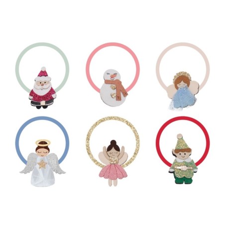 Mini gomas de pelo Cute Christmas - Mimi & Lula