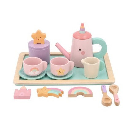 Set de Té de Madera Magic World